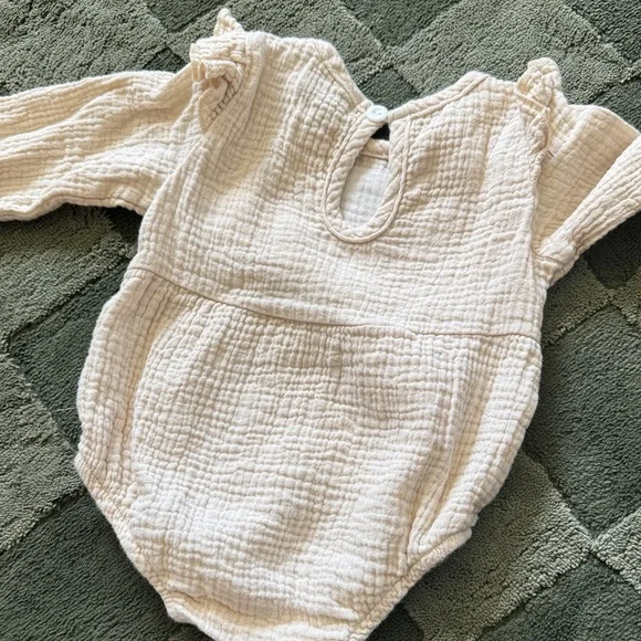 Pink Ruffled Baby One Piece - Picture 5 of 5